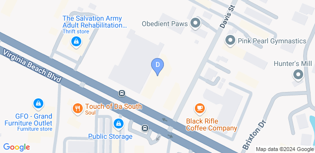 Map to DB3 Boxing Gym